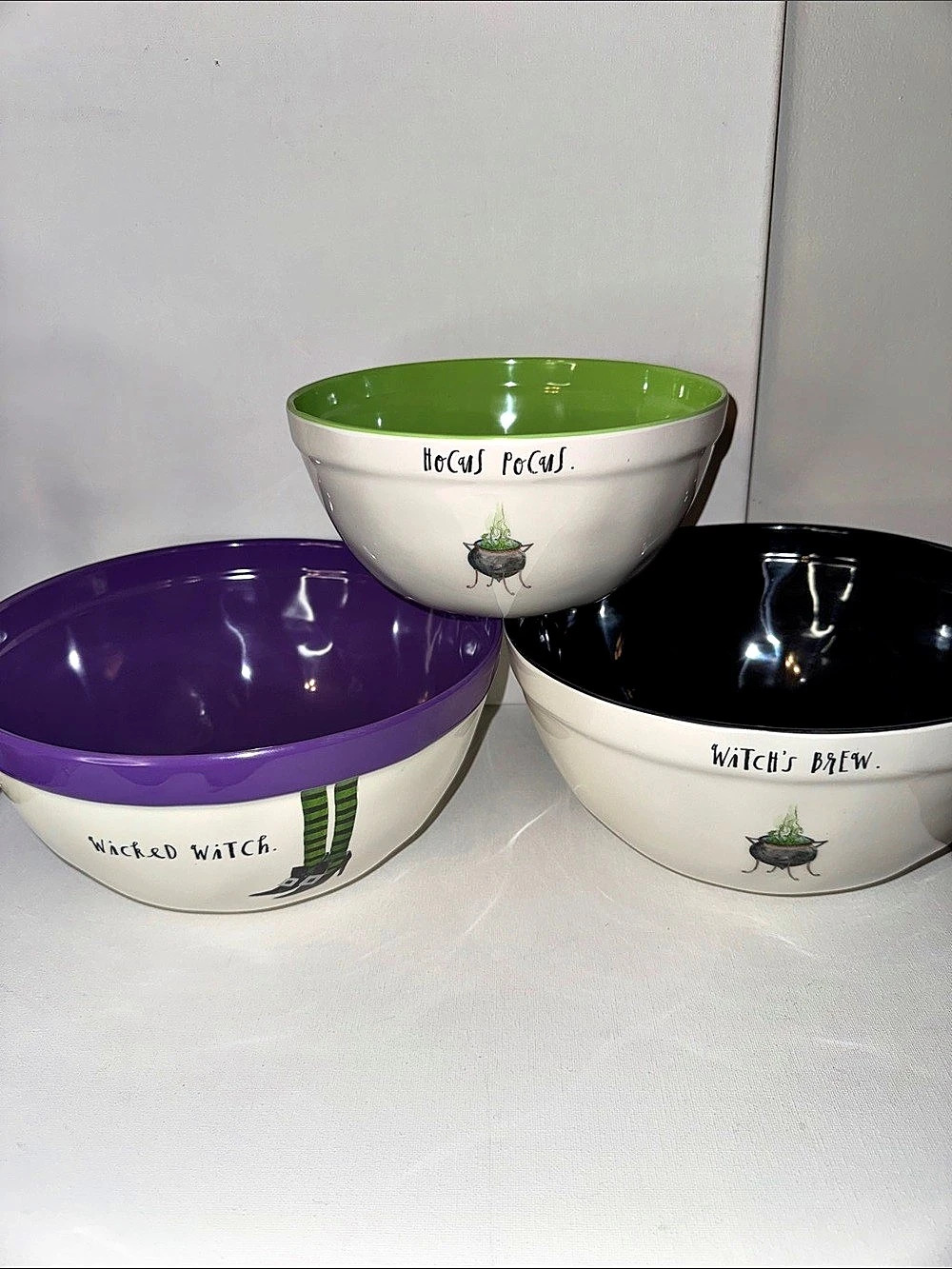 RAE DUNN Halloween Mixing Bowl Wicked Witch Hocus Pocus